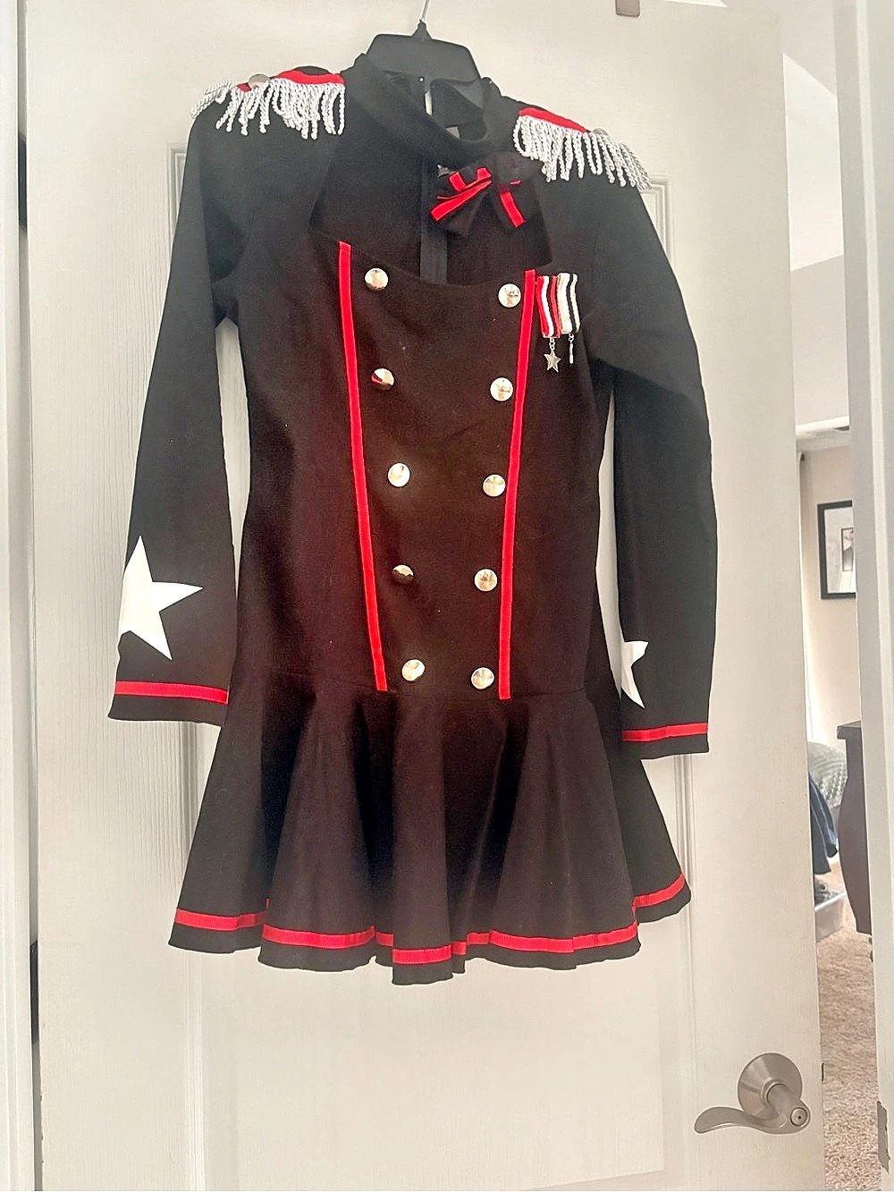Leg Avenue Black & Red Costume Dress Like New